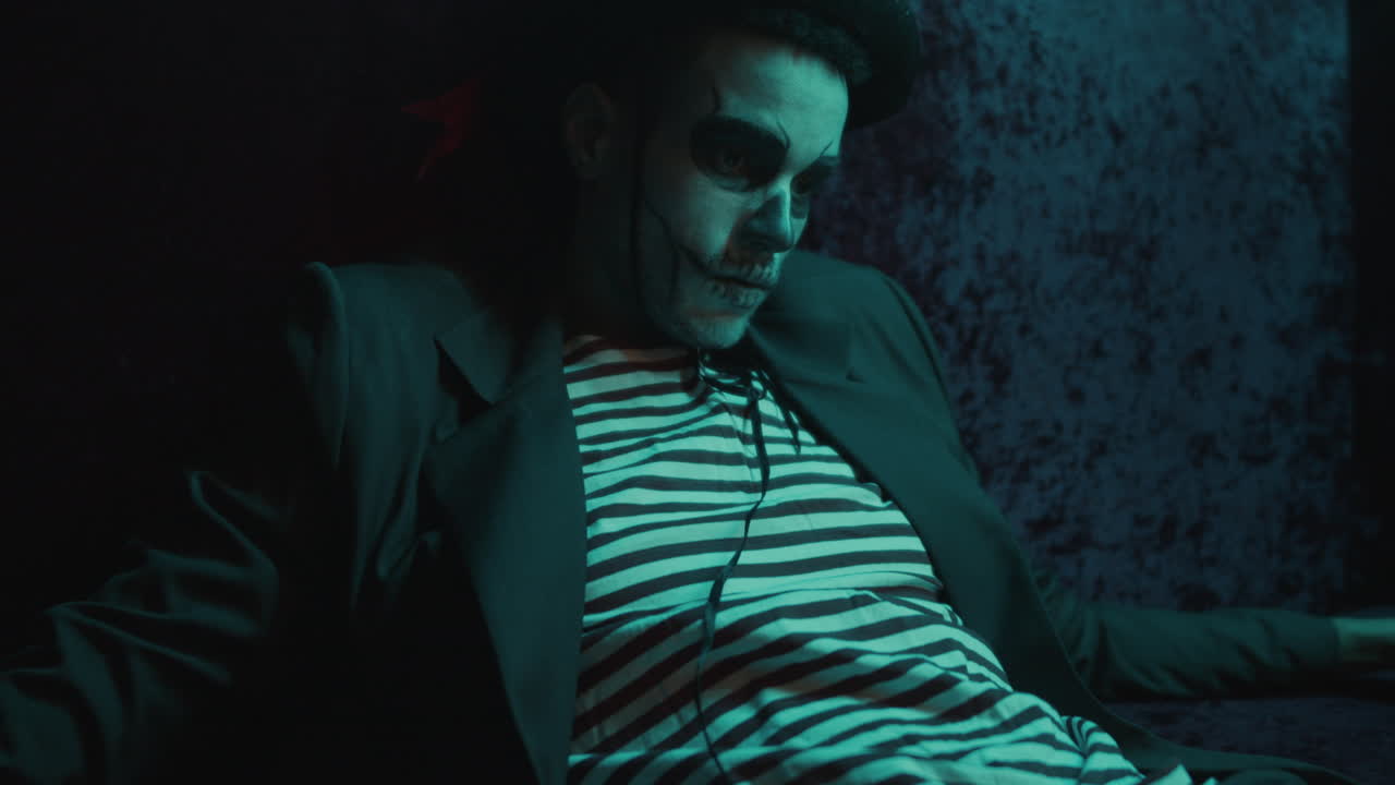 Thoughtful young man sitting.