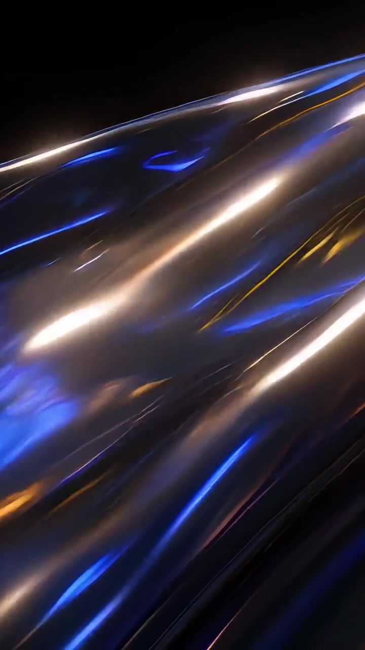 Sfondo di Onde Metalliche Astratte 4K
