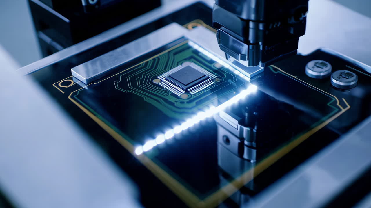 Automated Manufacturing Process of Electronic Components