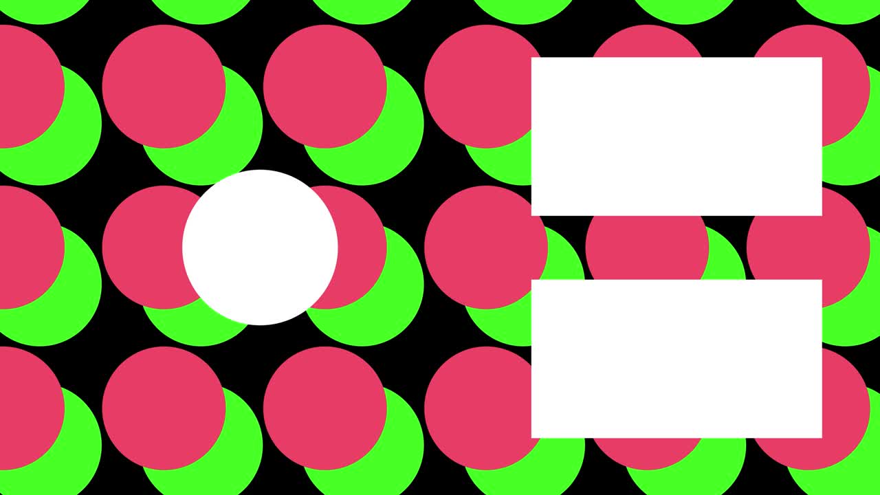 el punto se mueve final de la tarjeta final de la pantalla gráficos de movimiento