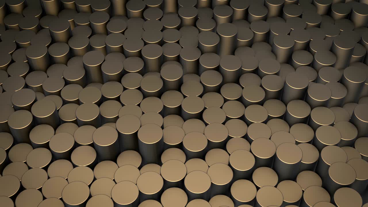 абстрактные цилиндрические геометрические поверхности в виртуальном пространстве