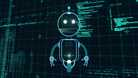 animación de un bot de chat y procesamiento de datos