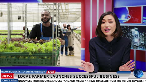 Broadcaster-presents-farming-business