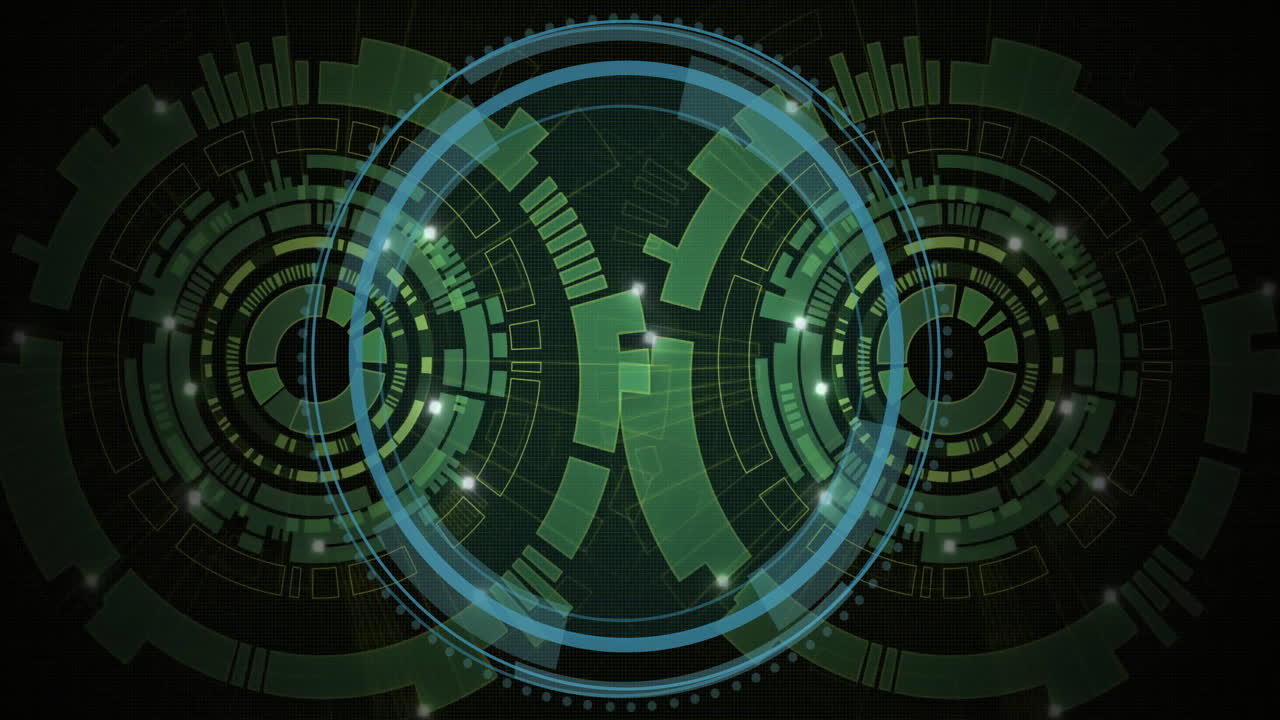 animación del escudo digital sobre el escaneo de los ámbitos