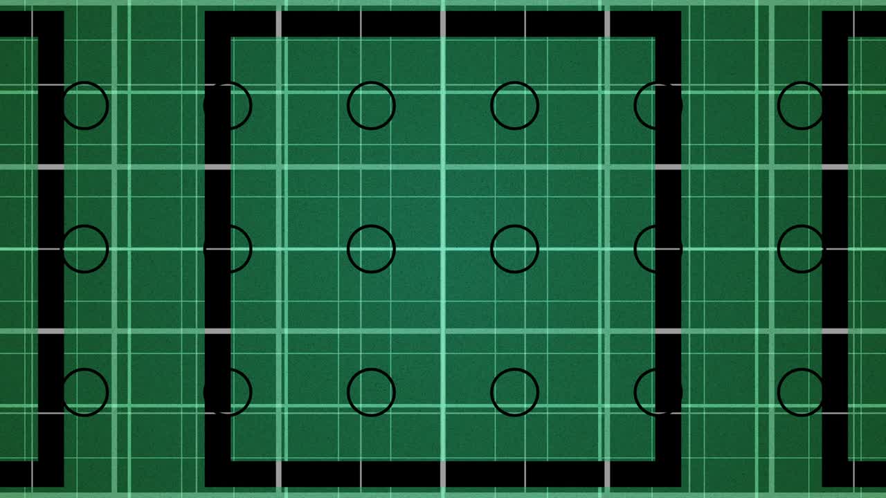 cuadrícula de fondo abstracta con círculos versión b 12