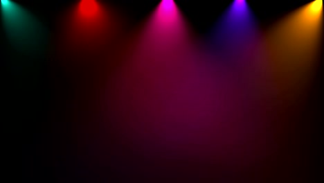 la luz de la discoteca. la animación de cg es un bucle sin costuras.