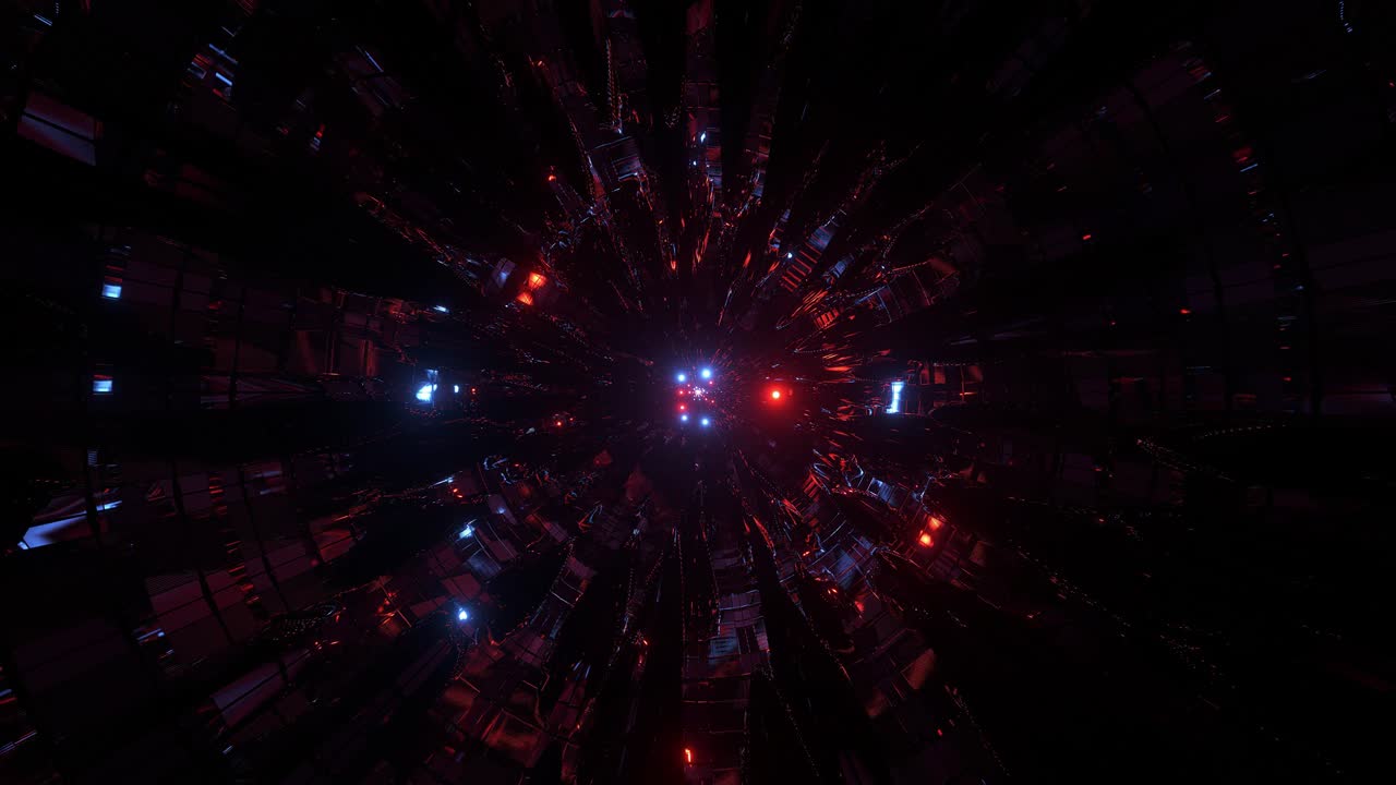 animación de túnel abstracto