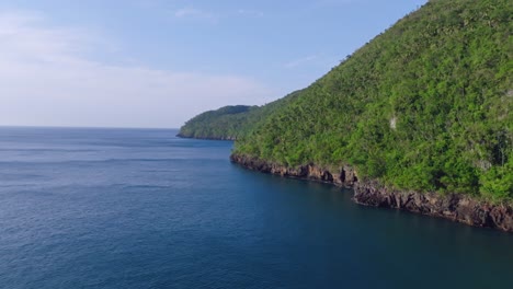 el valle beach scenery in samana, dominican republic