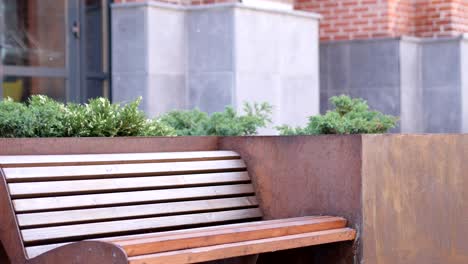 serious african businessman leaving after sitting on bench