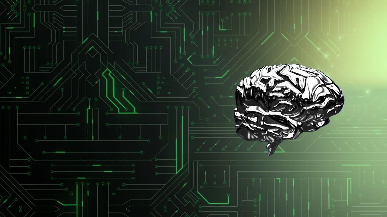 Metallic brain and computer circuit board