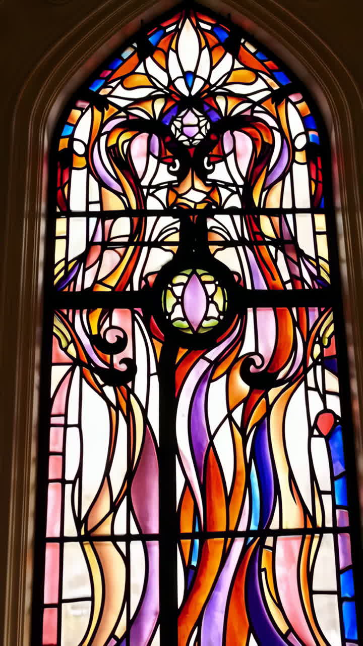 Stained Glass Window Detail