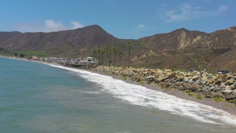 california coastline off of highway 1 near emma wood beach