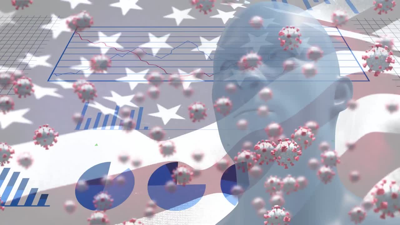 코로나19 세포와 인간 머리 모델과 금융 데이터 처리