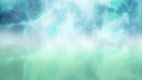 animación de formas blancas que se mueven sobre un fondo azul