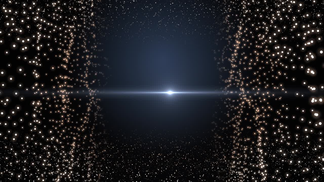 4k 영상으로 황금빛 불꽃과 중간에 있는 플래시를 볼 수 있습니다.