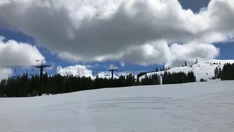 A-winter-ski-resort-covered-in-white-snow-and-opened-for-business