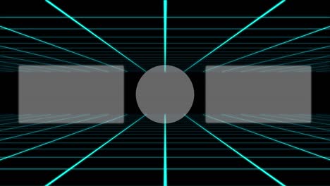 movimiento de la cuadrícula card end ending screen motion graphics