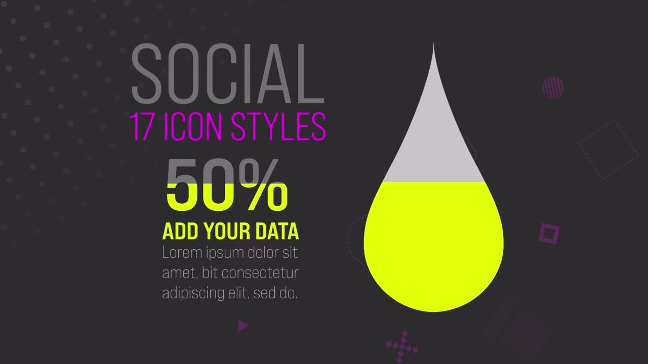 Social Media Infographics and Data Visualization Templates