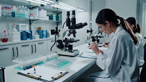 científicos que trabajan en un laboratorio