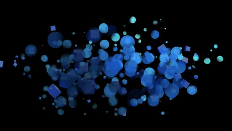 luces bokeh azules
