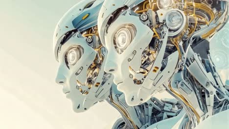 futuristic robots