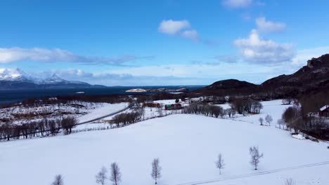 Experience the serene beauty of winter in Northern Norway with this stunning 4K drone footage of Bodø. Snow-covered mountains, frozen fjords, and breathtaking landscapes await.