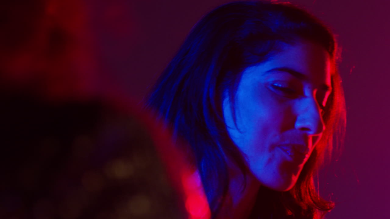 Close Up Of Two Women In Nightclub Bar Or Disco Dancing And Drinking Alcohol 5