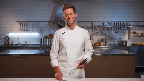 chef in kitchen