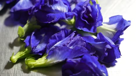 pile of butterfly pea flower, close up-2