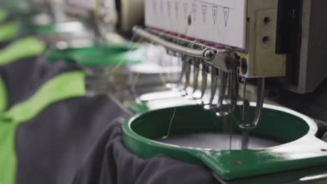 manufacturing of the clothes in factory