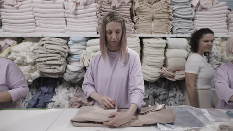 women working in a textile factory