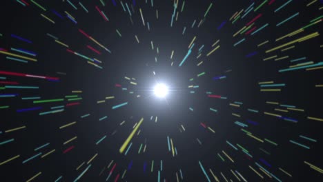 explosión espacial abstracta