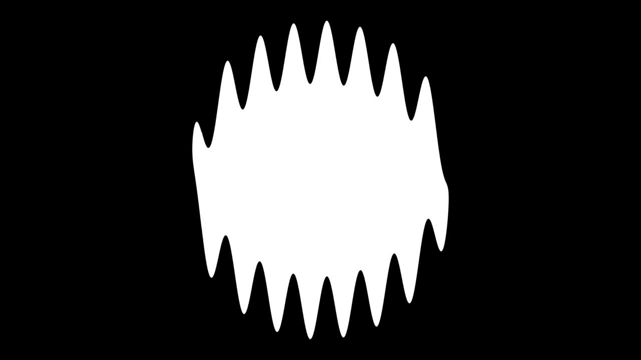 Wave loop material animation motion graphics