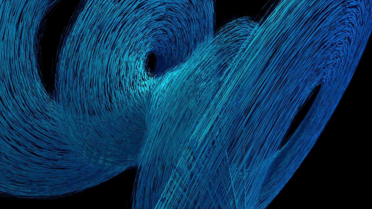 Dispersion abstract 3d element, computer generated. 3d rendering modern composition, futuristic background