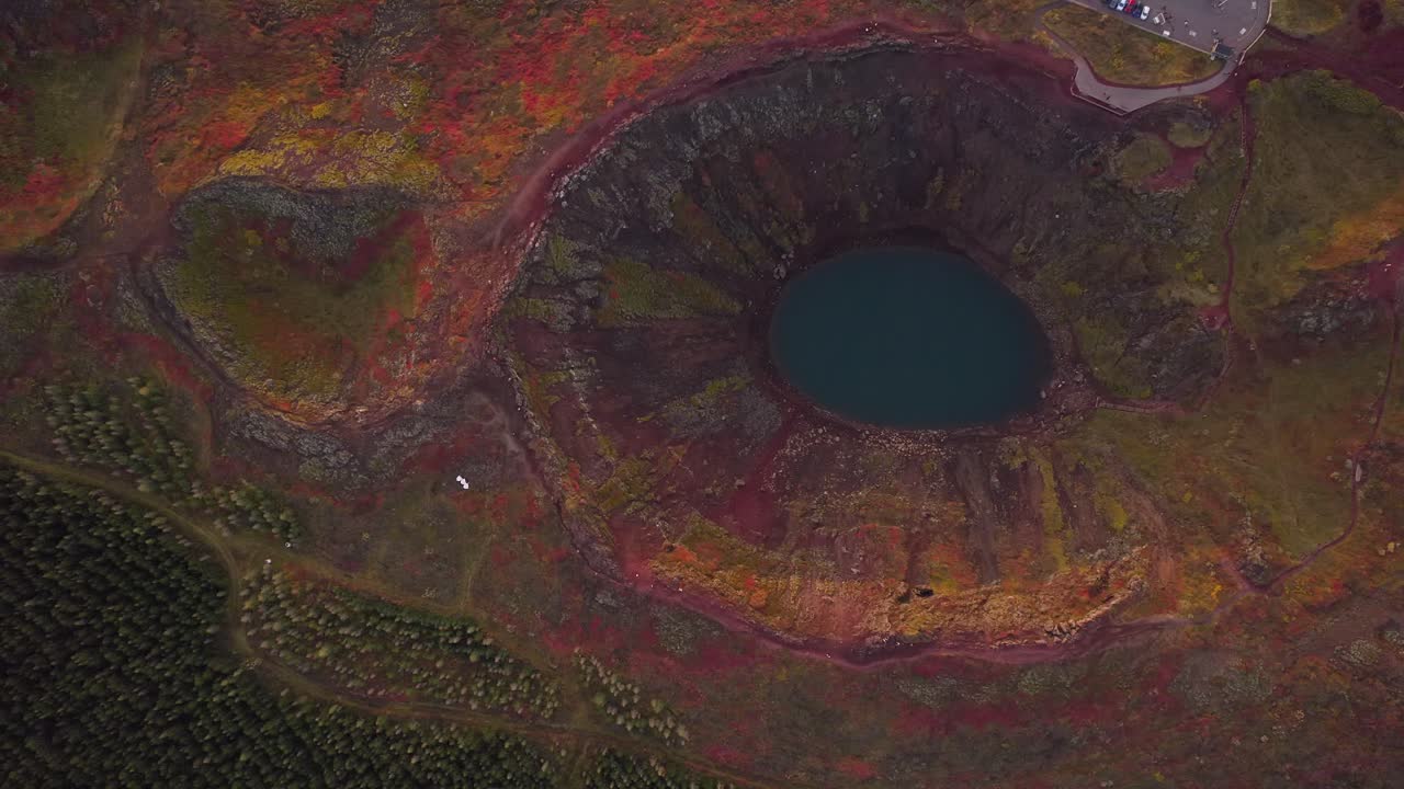 아이슬란드 의 골든 서클 에 있는 유명한 케리드 칼데라