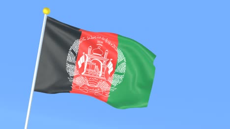 the national flag of the world, afghanistan