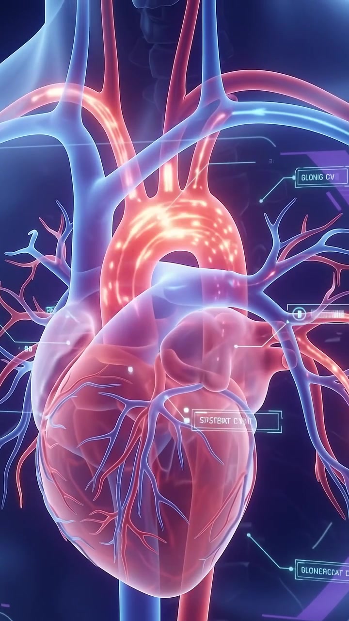 3D Medical Animation of Human Heart Functioning with Digital Interface
