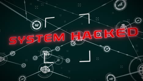 Animación-Del-Procesamiento-De-Datos-Sobre-Diagramas-Y-Texto-Pirateado-Del-Sistema