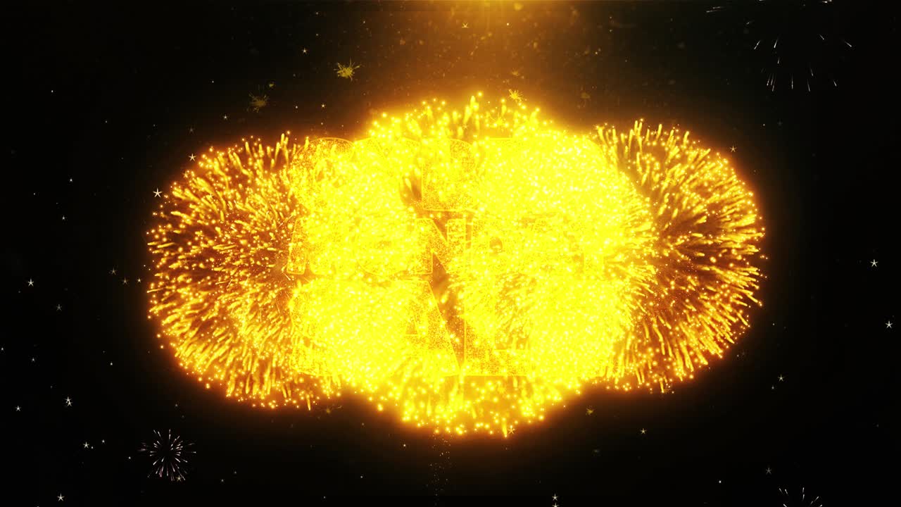 Cyber Monday Sale Banner with Fireworks