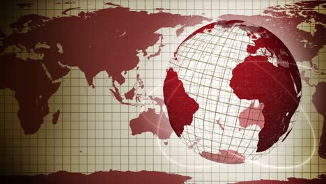 pandemic of infection. global earth with red dots of infection. medical elements concept. disease or prevention. health care. infectious control. cure virus. loop animation.