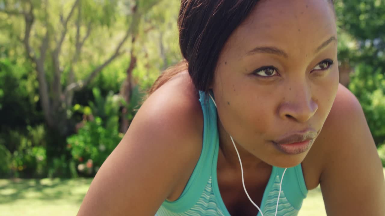 deportista respirando después de su esfuerzo