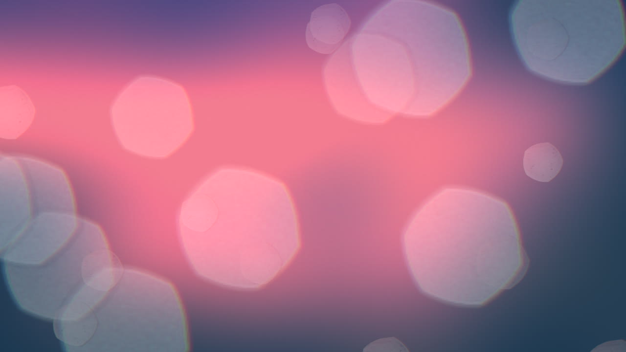círculos rosados y púrpuras borrosos que crean un patrón distorsionado