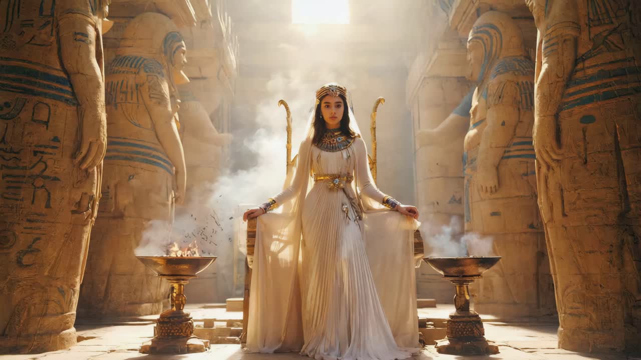 An Egyptian Queen in Her Temple