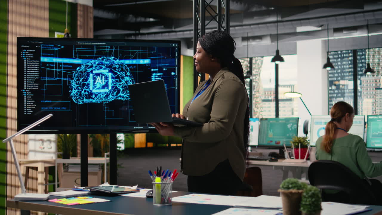 Vertical Video Empowered corporate manager leverages machine learning and big data algorithms