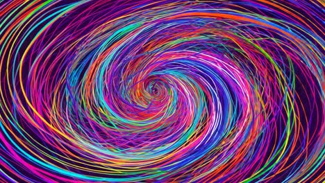 colorful abstract spiral design