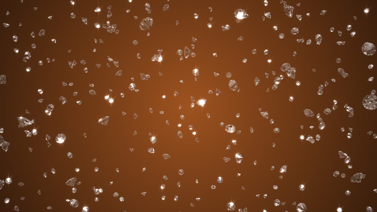 갈색 바탕에 산란한 다이아몬드