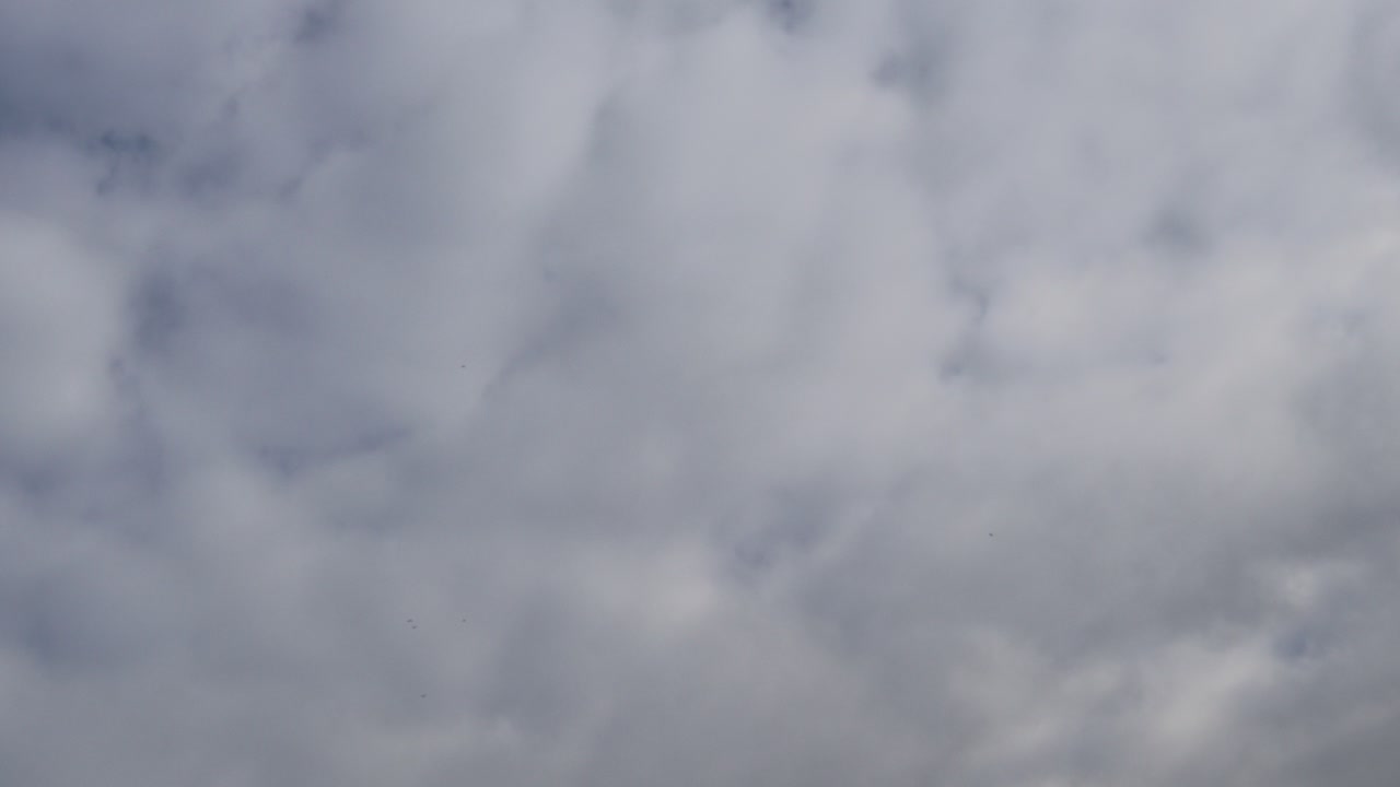 The clouds are preparing for the day. Time-lapse view of clouds in Istanbul