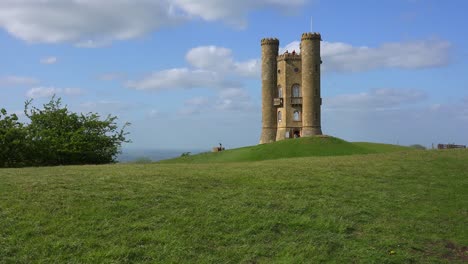 broadway tower in england is a small and thin castle