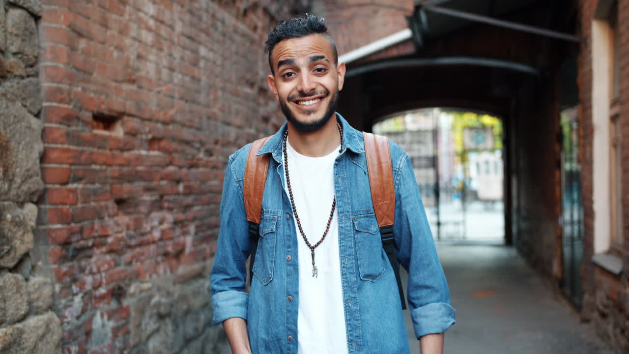 Young Man in Urban Alley
