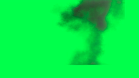 explosion smoke effect on green screen